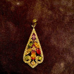 Muti colored stones pendant